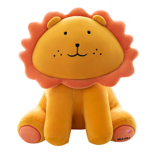 Title 2, Sunflower Lion plush toy, a soft and cuddly com...