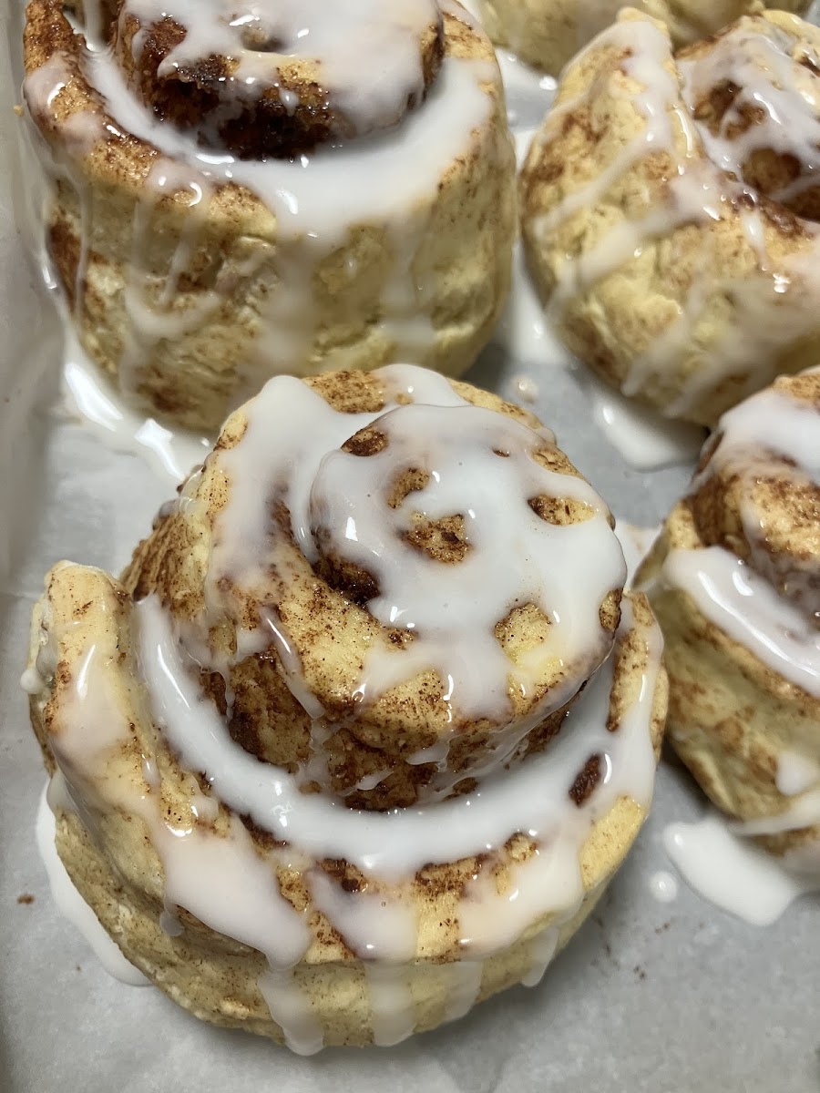 GF Cinna Rolls with Glaze