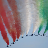 Frecce tricolori salutano di 