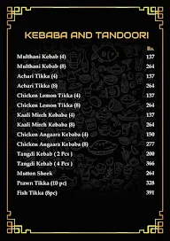 Baba Barbeque menu 4