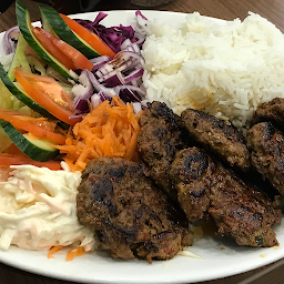 Kofte, Rice & Salad