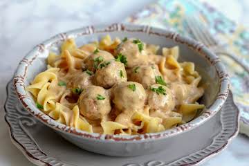 Slow Cooker Mock Swedish Meatballs