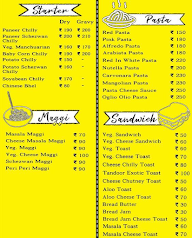 A Square Fast Food Corner menu 1