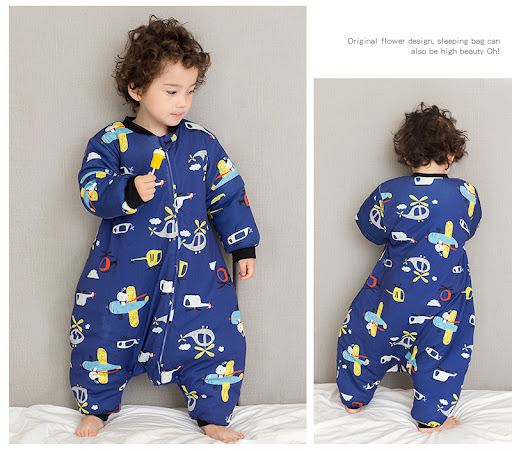 Title 2, Baby autumn and winter one-piece pajamas Soft a...