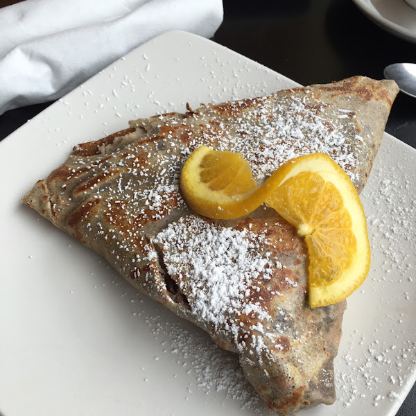 GF Strawberry Nutella crepe.