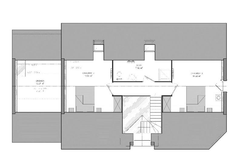  Vente Terrain + Maison - Terrain : 1 009m² - Maison : 130m² à Neufchâtel-en-Bray (76270) 