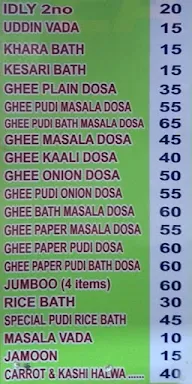 Dosa Cafe menu 2