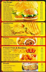 Crunchy Burger menu 1