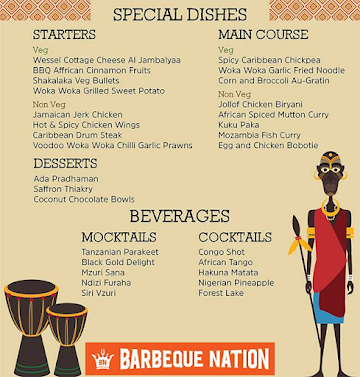 Charcoal - The Veg Barbeque menu 