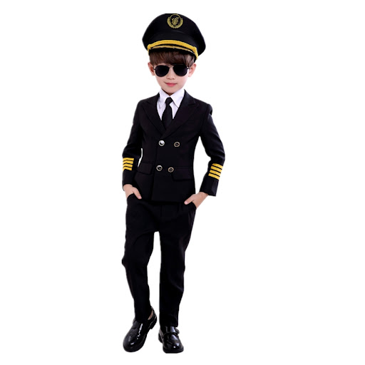 Title 5, Junior captain uniform suit for kids. Complete ...