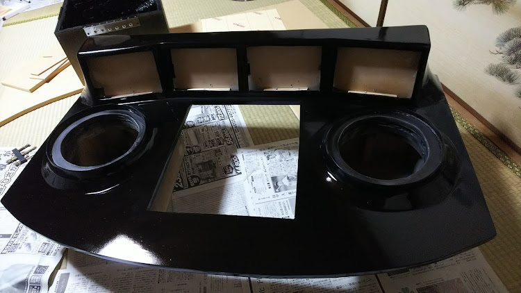 180SXのトランクオーディオフルリメイク・取り敢えず半分完成！・DIY・レッドメモリー・ミクさんかわええ(º﹃º♡ )に関するカスタム事例の投稿画像2枚目