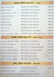 Saffron Exotic Family Restaurant menu 4