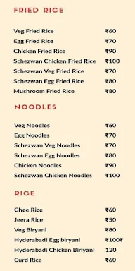 College Adda menu 6