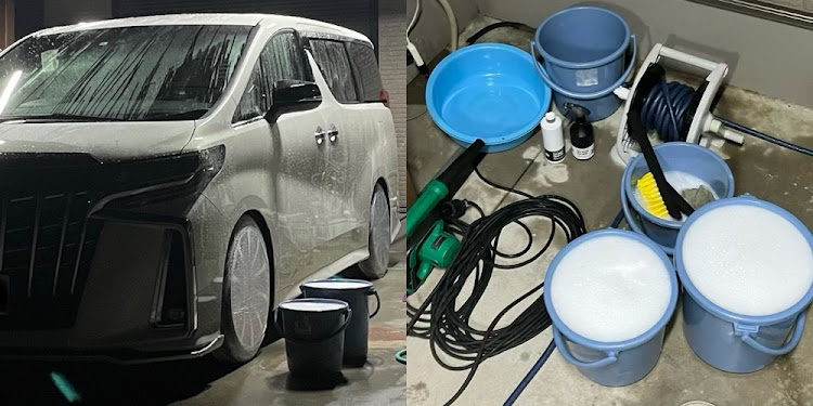 アルファードの純水洗車・ビューティフルカーズ・ドクターイエロー・ローガン・あのベンチに関するカスタム事例の投稿画像4枚目