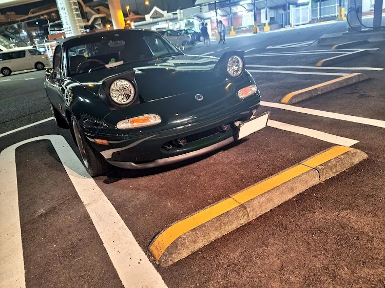 ロードスターのロードスター NA・大黒PA・車検に向けて・車高アップ・試運転がてらのドライブに関するカスタム事例の投稿画像6枚目