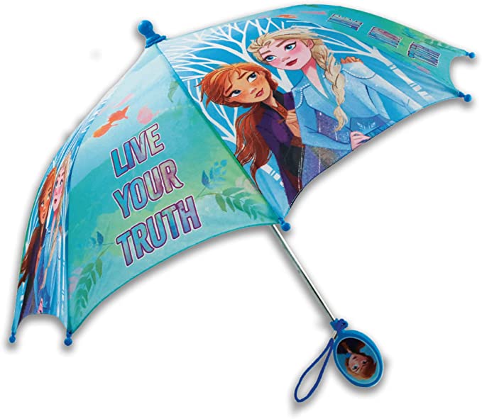 Disney Girls' Little Assorted Character Rainwear Umbrella