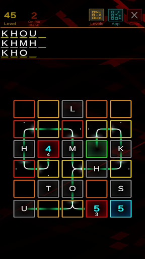 Screenshot Word Path Builder