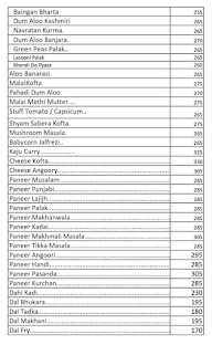 Hotel Satkar menu 5