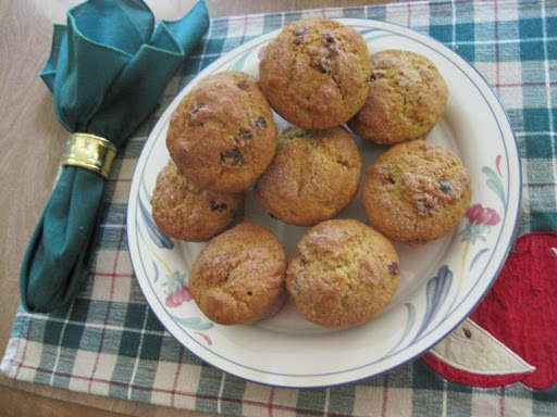 CRANBERRY-ORANGE MUFFINS   
         Gluten Free 