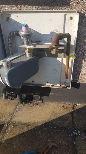 Gas leak being repaired 