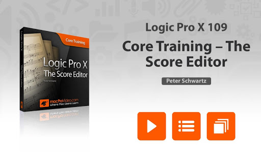 Score Editor Course For Logic