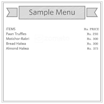 PrettyBaked menu 