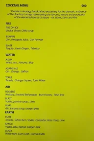 The Roof Top Lounge menu 6