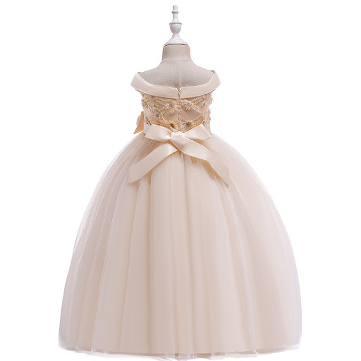 Title 7, European and American One Shoulder Girls Dress ...