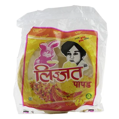 Lijjat Garlic Papad - 200 gm