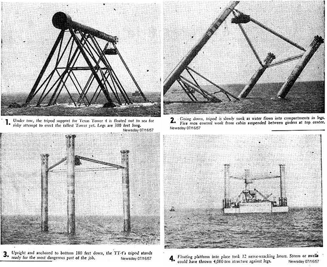 Texas Tower Number 4 vs. the North Atlantic