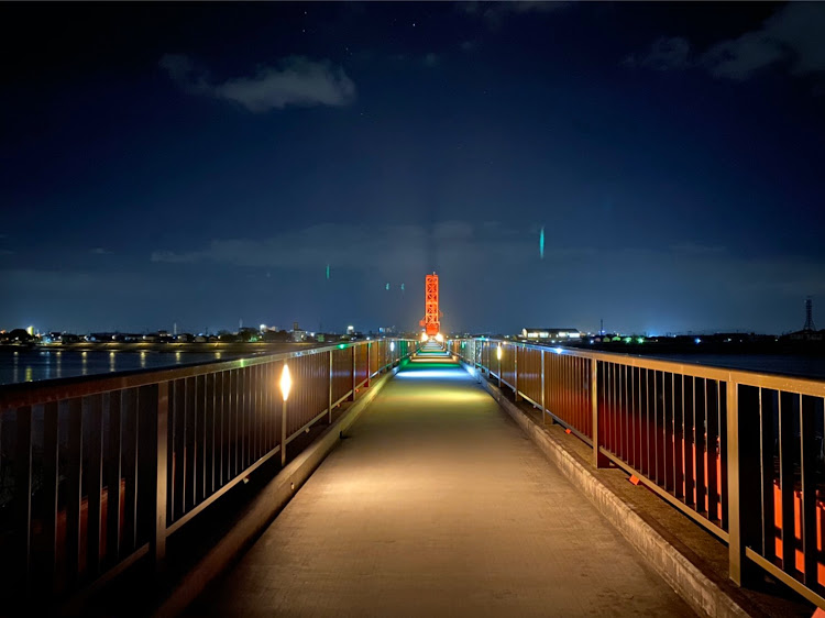 コペンの昇開橋・佐賀・夜景・iPhone11Pro・絵になるクルマに関するカスタム事例の投稿画像4枚目