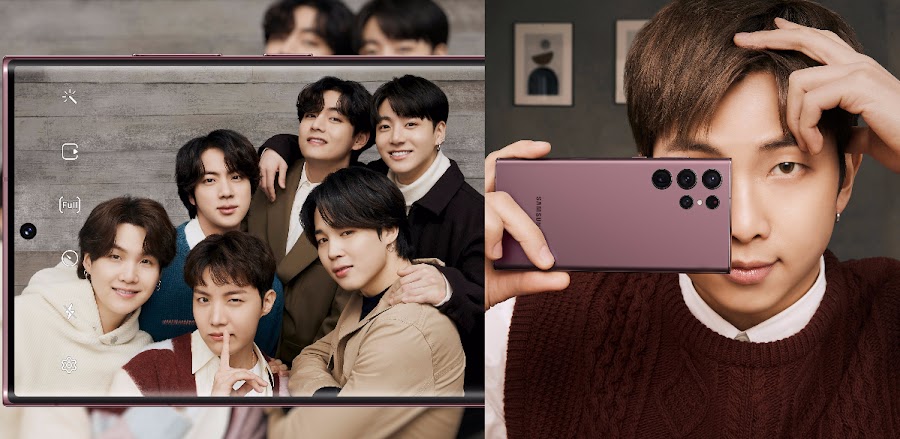 Samsung Unveils New HD Photos Of BTS Along With Galaxy