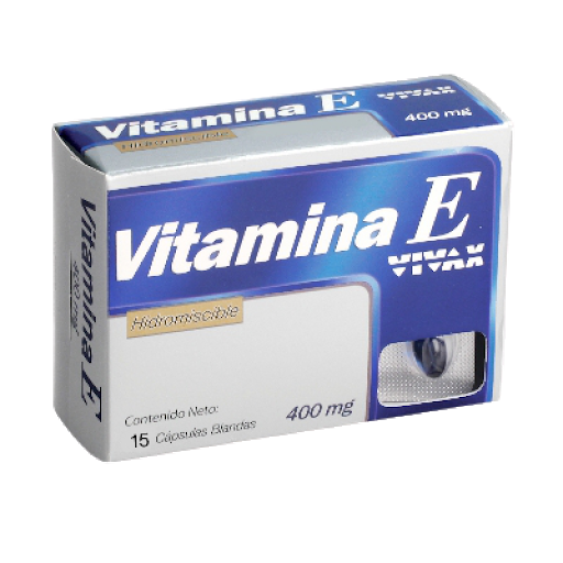 Vitamina E 400Mg 15 Capsulas Vivax vitamina e 400mg 15capsulas vivax