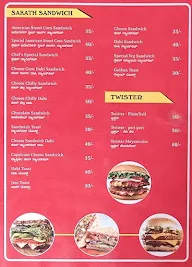 The Super Sandwich menu 5