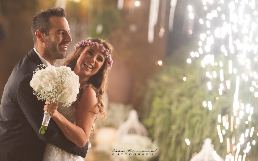 Wedding photographer Sotiris Papaemmanouil (sotirispapaemma). Photo of 11 October 2016