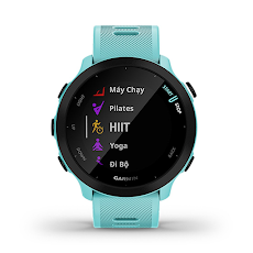 Đồng hồ thông minh Garmin Forerunner 55, GPS, KOR/SEA, Màu xanh biển (010-02562-52) - Hàng trưng bày