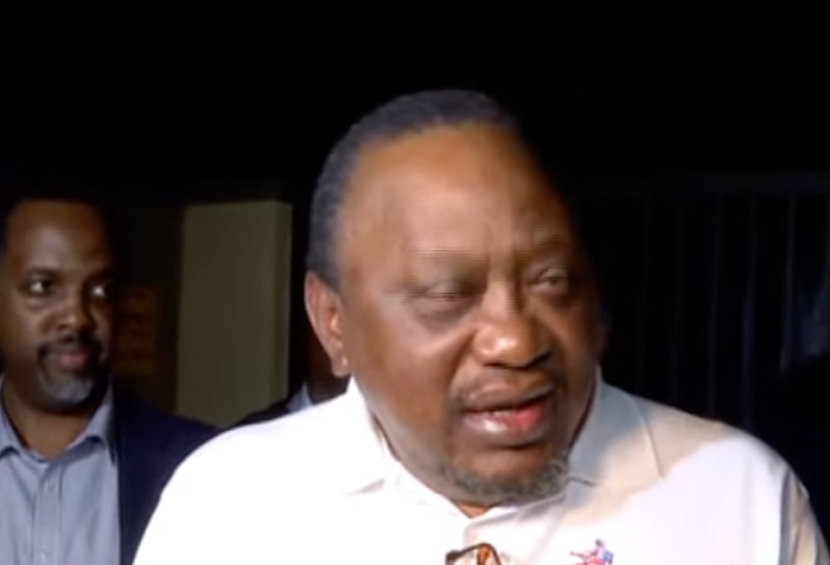 Former President Uhuru Kenyatta.