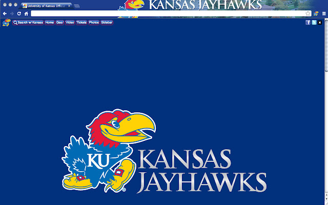 University of Kansas Theme chrome extension