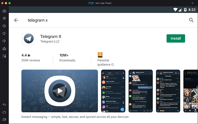 Telegram, Software