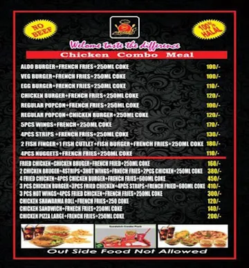 Sk Foodiez menu 