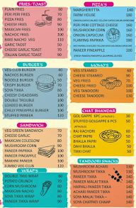 Mom Baker's menu 1