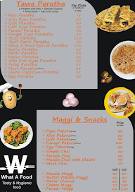 What A Food menu 3