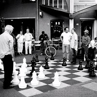 Chess players in Amsterdam di 