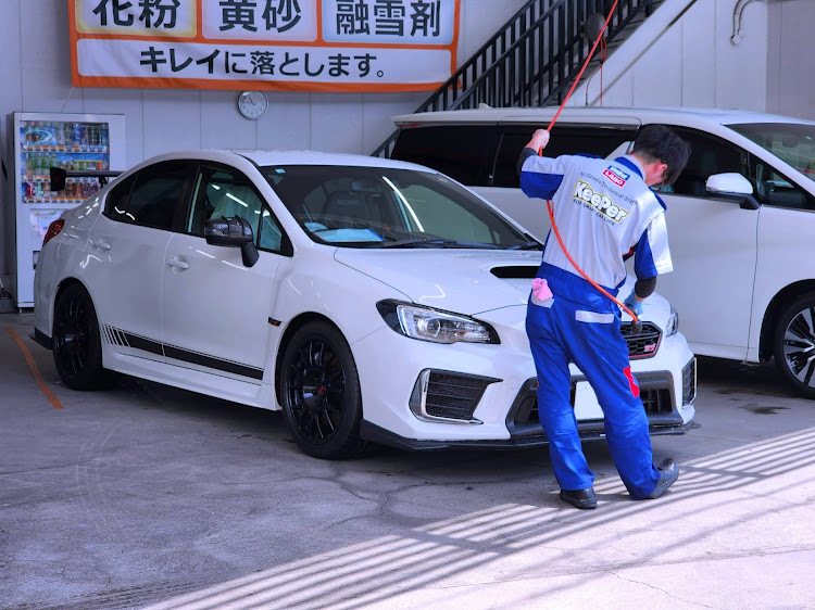 WRX STIのKeeper LABO・純水洗車・手洗い洗車・Ｂコース・WRX STIに関するカスタム事例の投稿画像7枚目