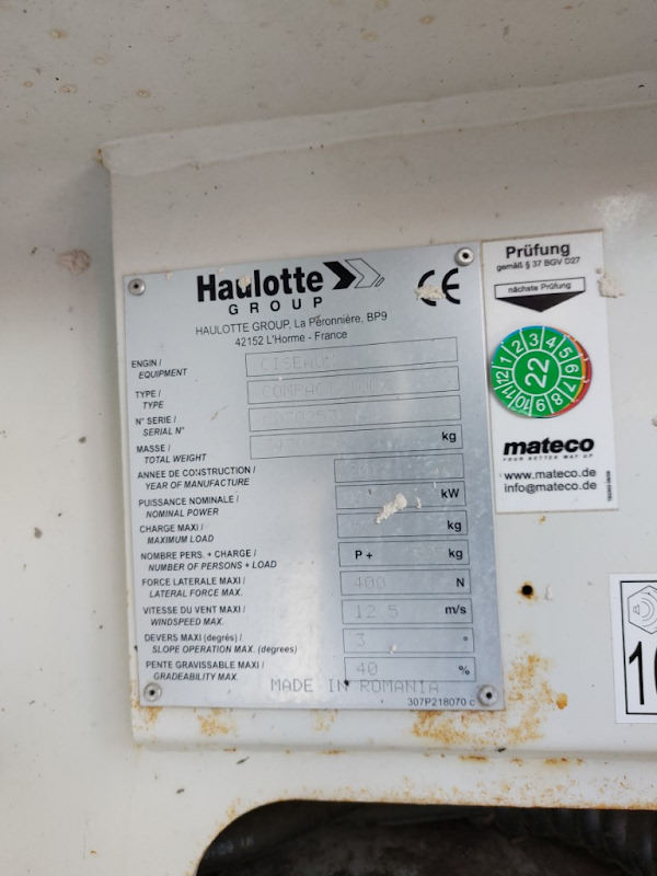 Picture of a HAULOTTE COMPACT 10 DX