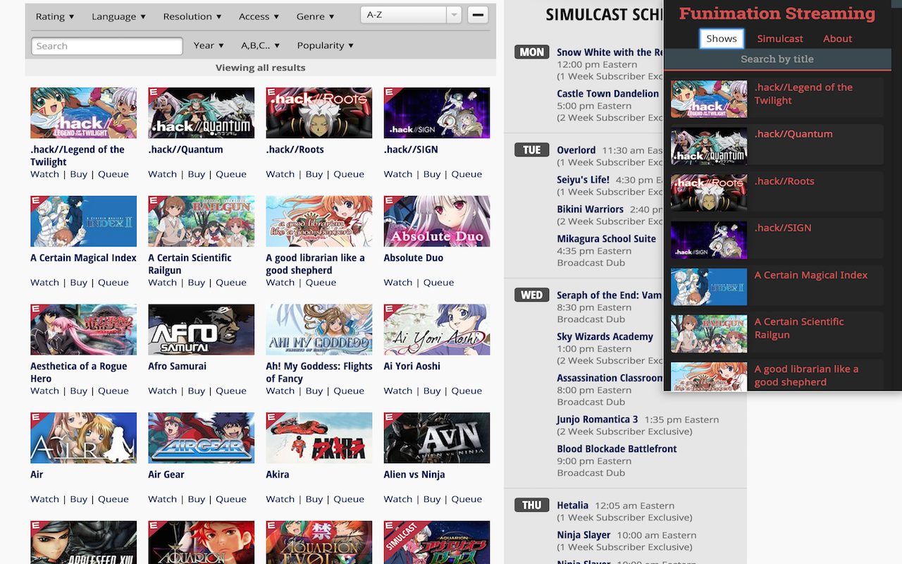 Funimation Streaming Preview image 0