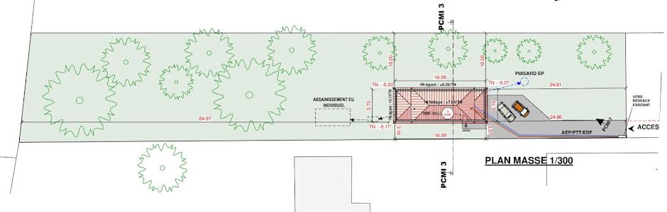 Vente terrain  2070 m² à Grisolles (82170), 60 500 €