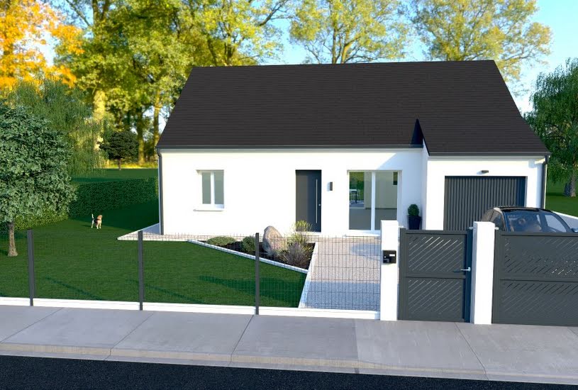  Vente Terrain + Maison - Terrain : 539m² - Maison : 72m² à Auzouer-en-Touraine (37110) 