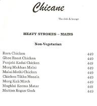 Chicane The Sports Bar menu 6