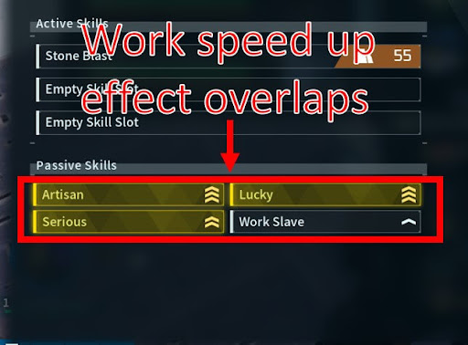 Skill effects can stack